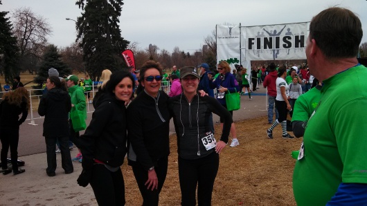 Lucky Laces 5K with Lauren and Erika